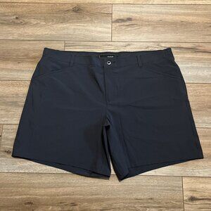 OOBE Uniform Shorts SZ 16 Gray Pockets Elastic Waist Stretch Lightweight Outdoor